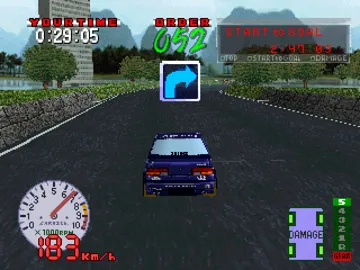 Oehlins Hyper-Rally (JP) screen shot game playing